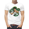  Tricou pentru bărbați Bruce Lee cu dragon