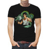  Tricou pentru bărbați Bruce Lee cu dragon