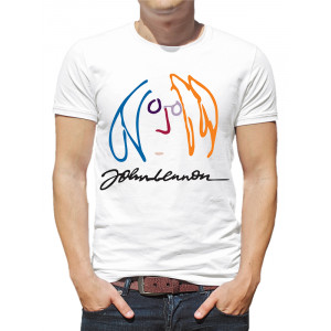  Tricou pentru bărbați John Lennon (autograf)