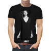  Tricou pentru bărbați Milla Jovovich într-o pălărie