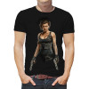  Tricou pentru bărbați Milla Jovovich cu arme