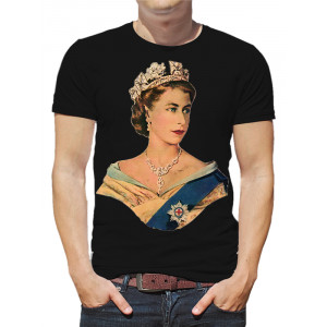  Tricou pentru bărbați Regina Elisabeta a II-a