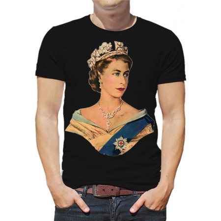 Tricou pentru bărbați Regina Elisabeta a II-a