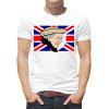  Tricou bărbați Regina Elisabeta a II-a, steag