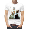  Tricou bărbătesc Regina Elisabeta a II-a pe tron
