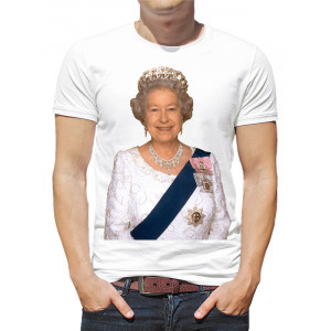  Tricou pentru bărbați Regina Elisabeta a II-a