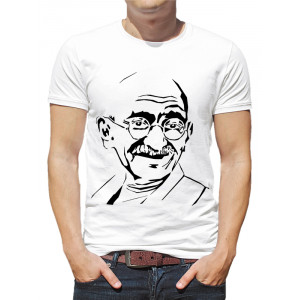  Tricou barbatesc Mahatma Gandhi