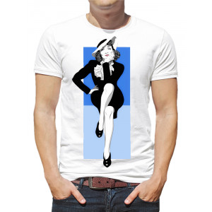  Tricou bărbați Marlene Dietrich (art)