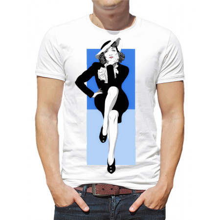  Tricou bărbați Marlene Dietrich (art)
