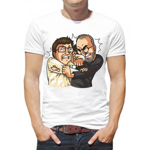  Tricou bărbați Steve Jobs și Bill Gates