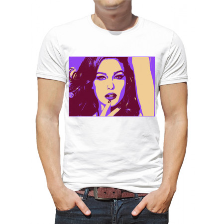  Tricou pentru bărbați Monica Bellucci (art)