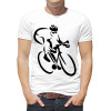  Tricou bărbați „Pe bicicletă”