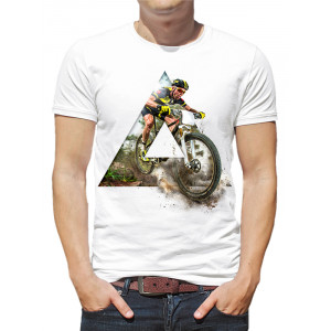  Tricou pentru bărbați „Bicicletă”