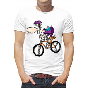  Tricou bărbați „Crazy cyclist”