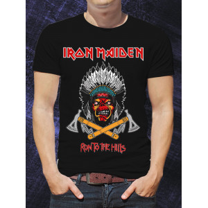 Tricou pentru bărbați „Iron Maiden. Run To The Hills”