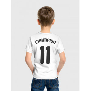  Tricou cu nume pentru copii cu număr - Champion