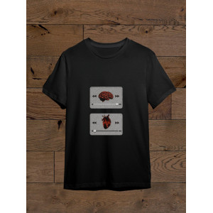  Tricou Creier și inimă