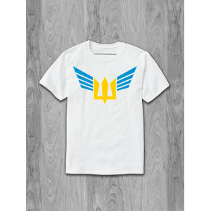  Tricou Trident geometrie. Photo 2