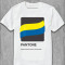  Tricou Pantone - ucrainean galben-negru. Photo 1
