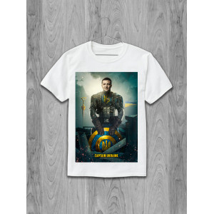  Tricou Căpitanul Ucraina - Zelensky - super-erou. Photo 2