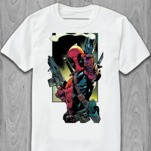  Tricou pentru bărbați Deadpool. Lovitură.