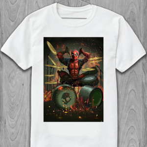  Tricou pentru bărbați Deadpool. Tobă.