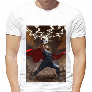  Tricou pentru bărbați Thor. Fulger