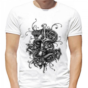  Tricou Șarpe și trandafiri