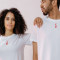  Tricou pentru cuplu Q - K. Photo 1