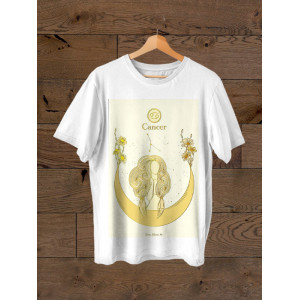  Tricou Cancer (Lună și stele)