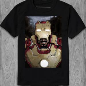  Tricou bărbați Comic „Iron Man”