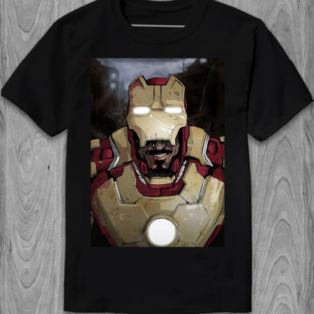  Tricou bărbați Comic „Iron Man”