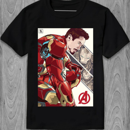  Tricou bărbați Comic „Iron Man”