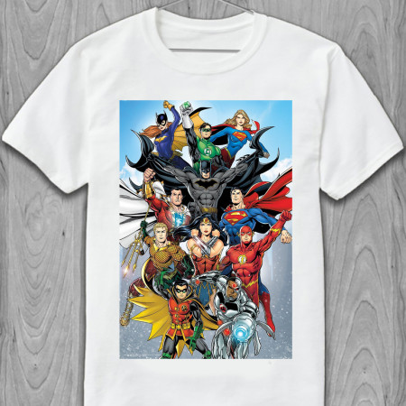  Tricou pentru bărbați din Liga Justiției