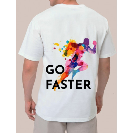  Tricou pentru bărbați Du-te mai repede