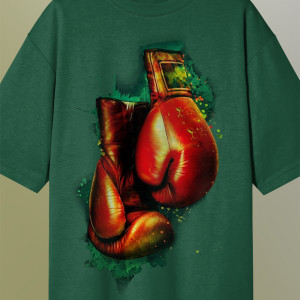  Tricou bărbați Mănuși de box
