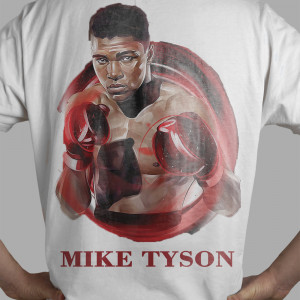  Tricou pentru bărbați Mike Tyson
