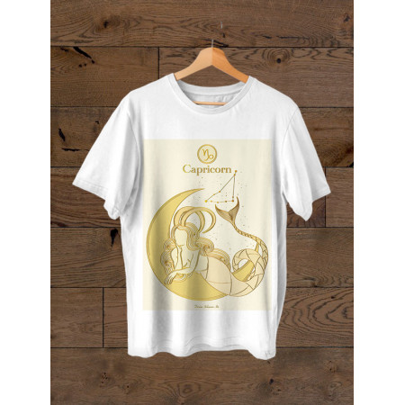  Tricou Capricorn (Lună și constelație)