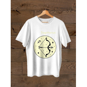  Tricou Constelația Săgetător și cerul înstelat