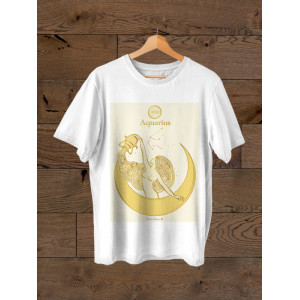  Tricou Vărsător - Constelație și lună