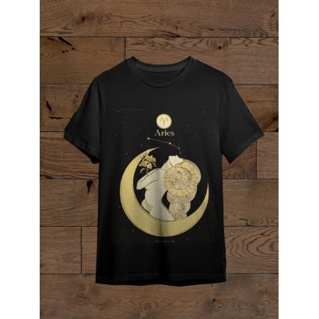  Tricou Berbec - Constelație, lună și stele