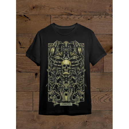  Tricou și craniu de cancer