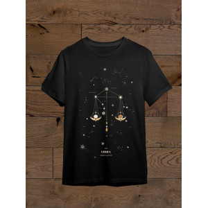  Tricou Balanță - Balanță și Cer înstelat