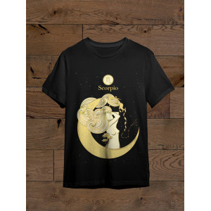 Tricou Scorpion - Constelație, lună și stele