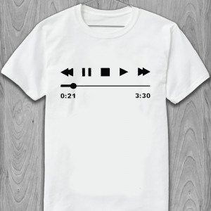  Tricou Music player