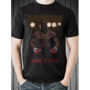  Tricou pentru bărbați Mike Tyson