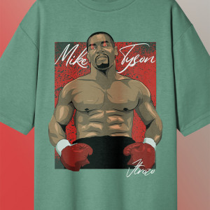 Tricou pentru bărbați Mike Tyson