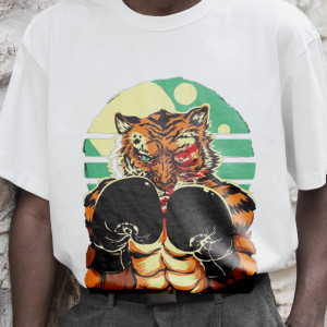 Tricou bărbați Tiger boxer