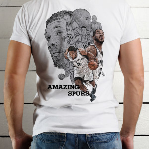  Tricou Amazing Spurs pentru bărbați