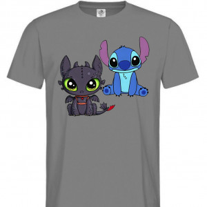 Tricou Toothless and Stitch